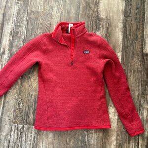 Patagonia Vibrant Red Fleece Pullover